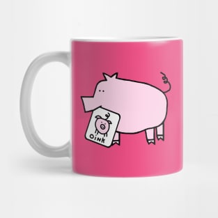 Cute Pig Self Portrait Mug